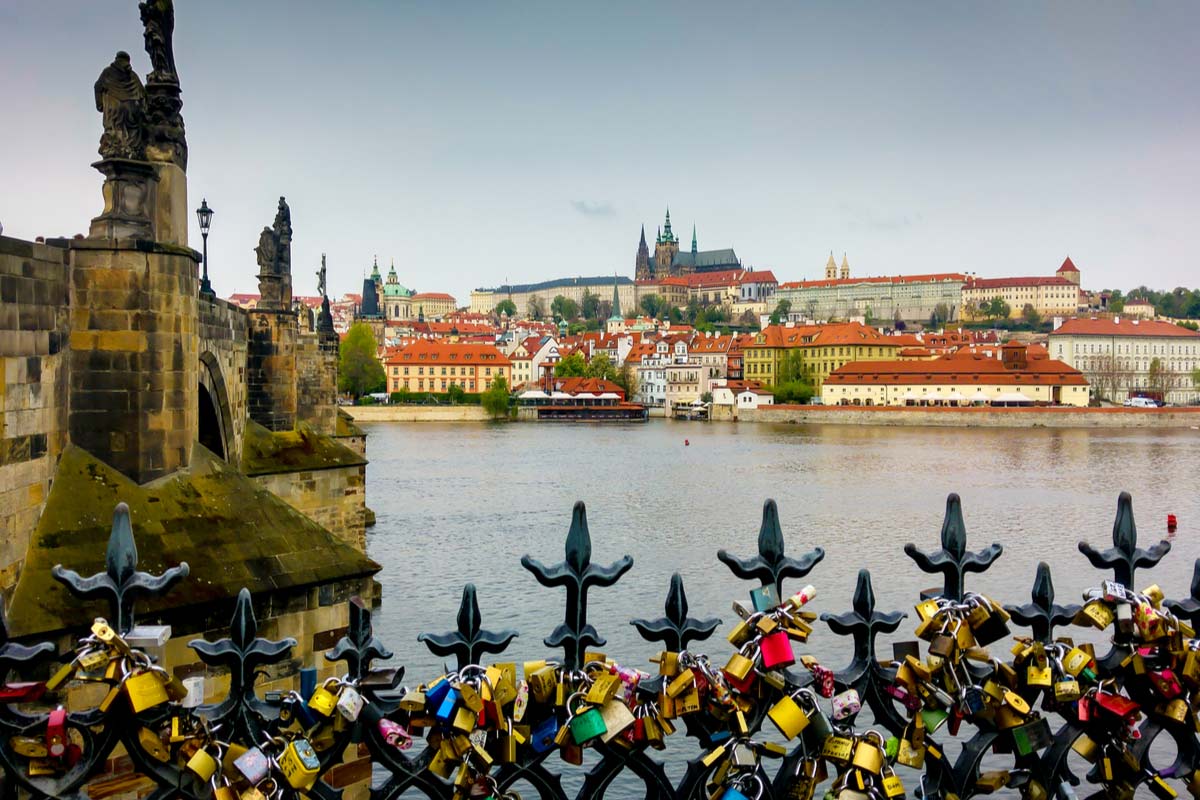 Padlocks at Charles Bridge, Prague