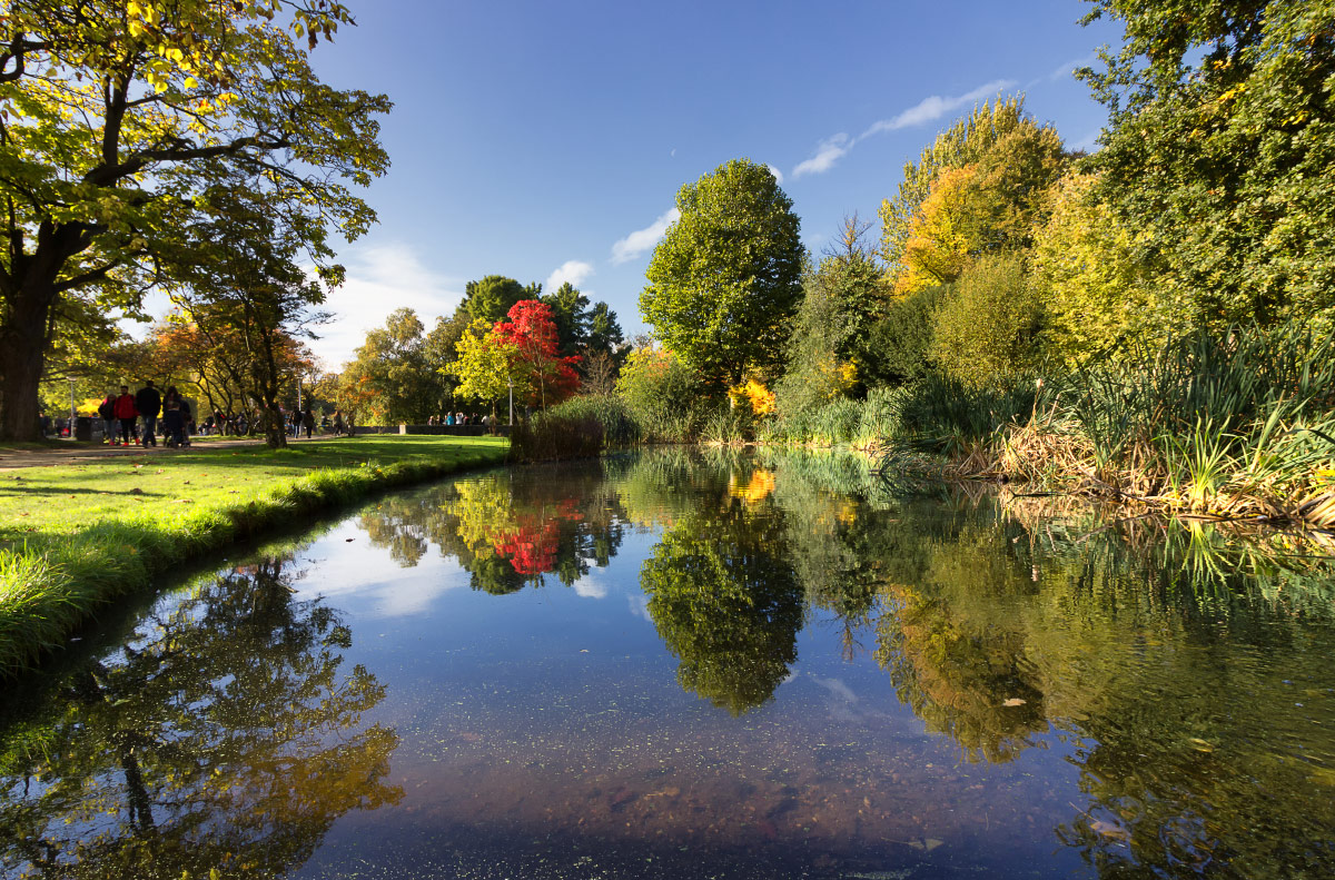 Beautiful Vondel park in Amsterdam. Beautiful Vondel park in Amsterdam.