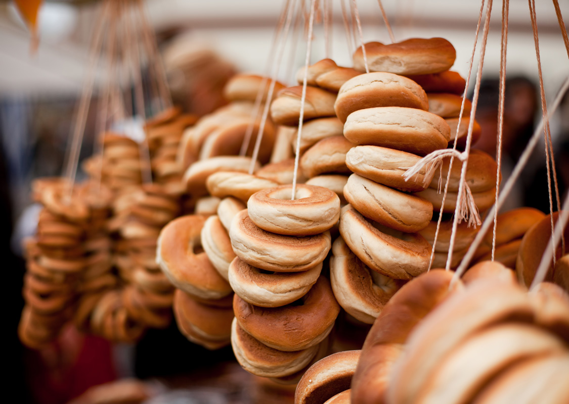 Sushki - Traditional Russian Tea Bread.