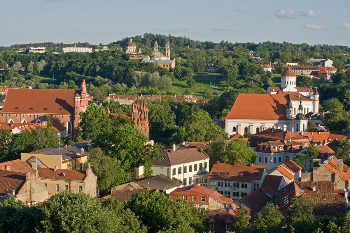 Vilnius, the capital city of Lithuania.