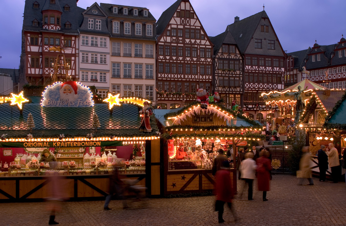 Frankfurt, Germany at Christmas, Glühwein
