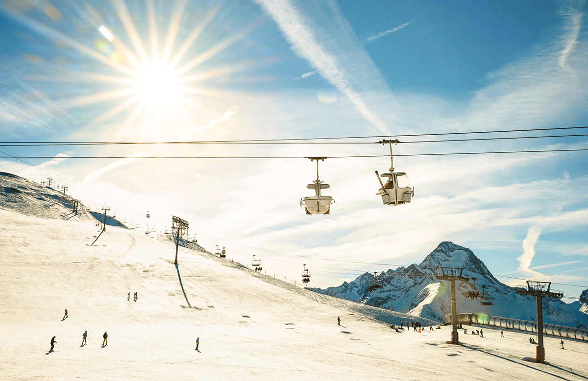Skiing in Switzerland