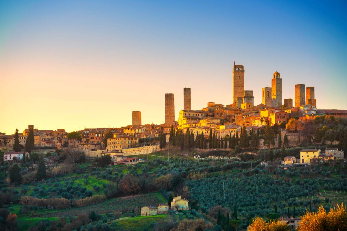 View of San Gimignano Italy