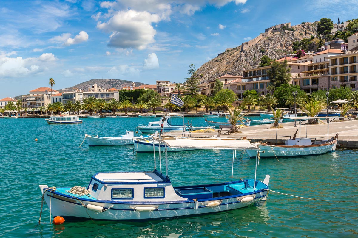Nafplion beautiful port town in Greece
