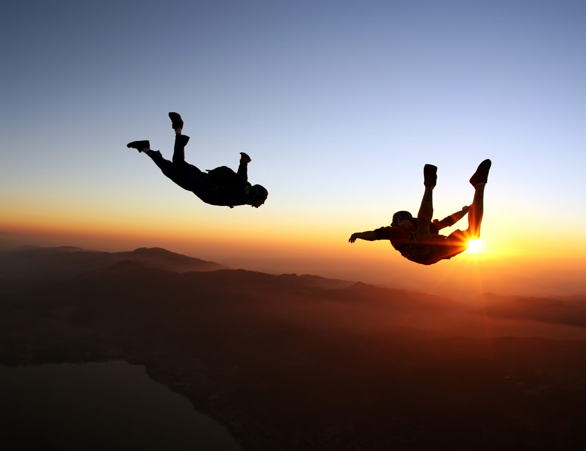Skydiving, Switzerland