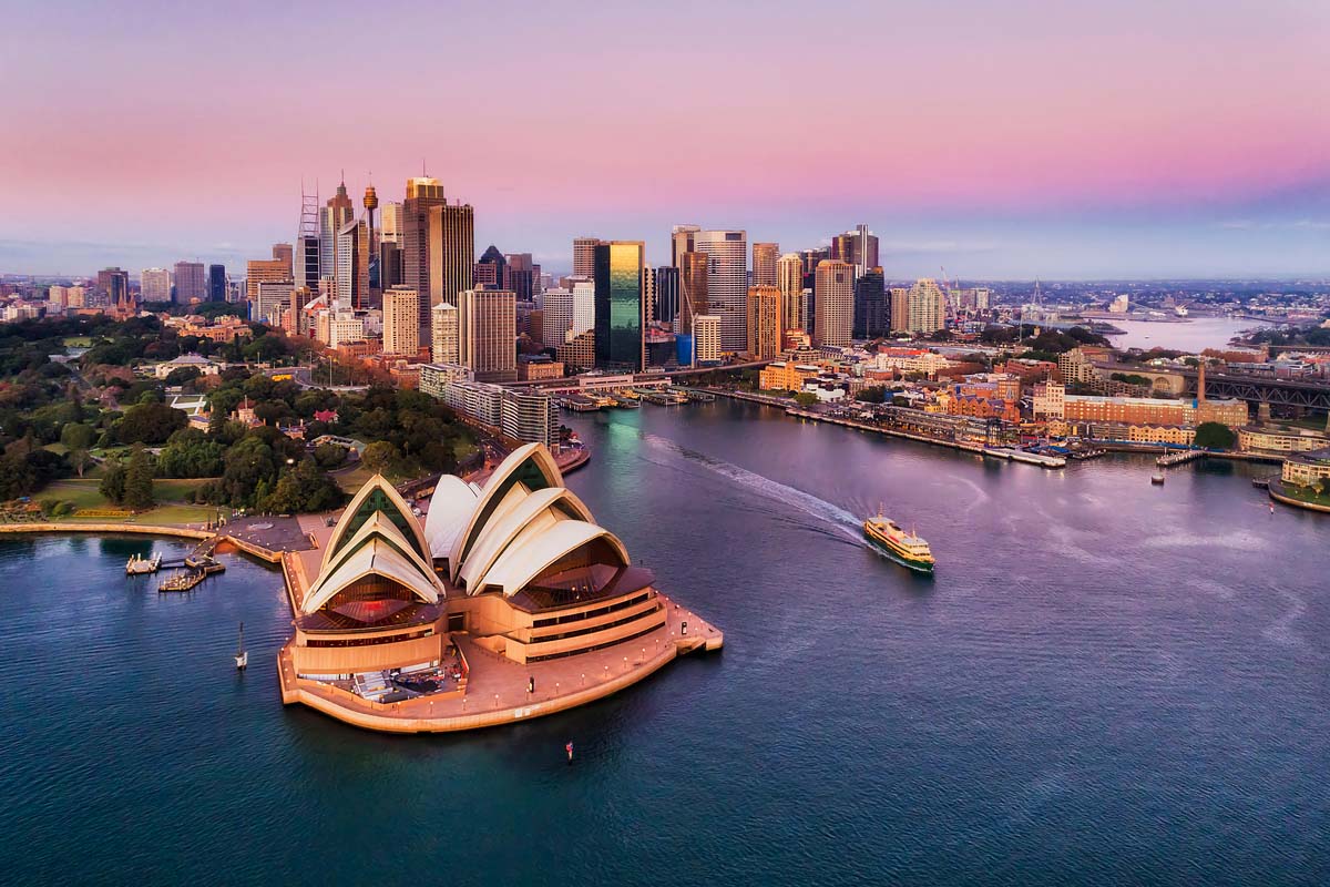 The view of the Sydney Opera House