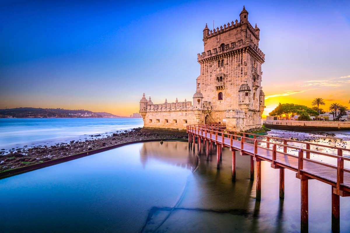 Belem tower on the Tagus river