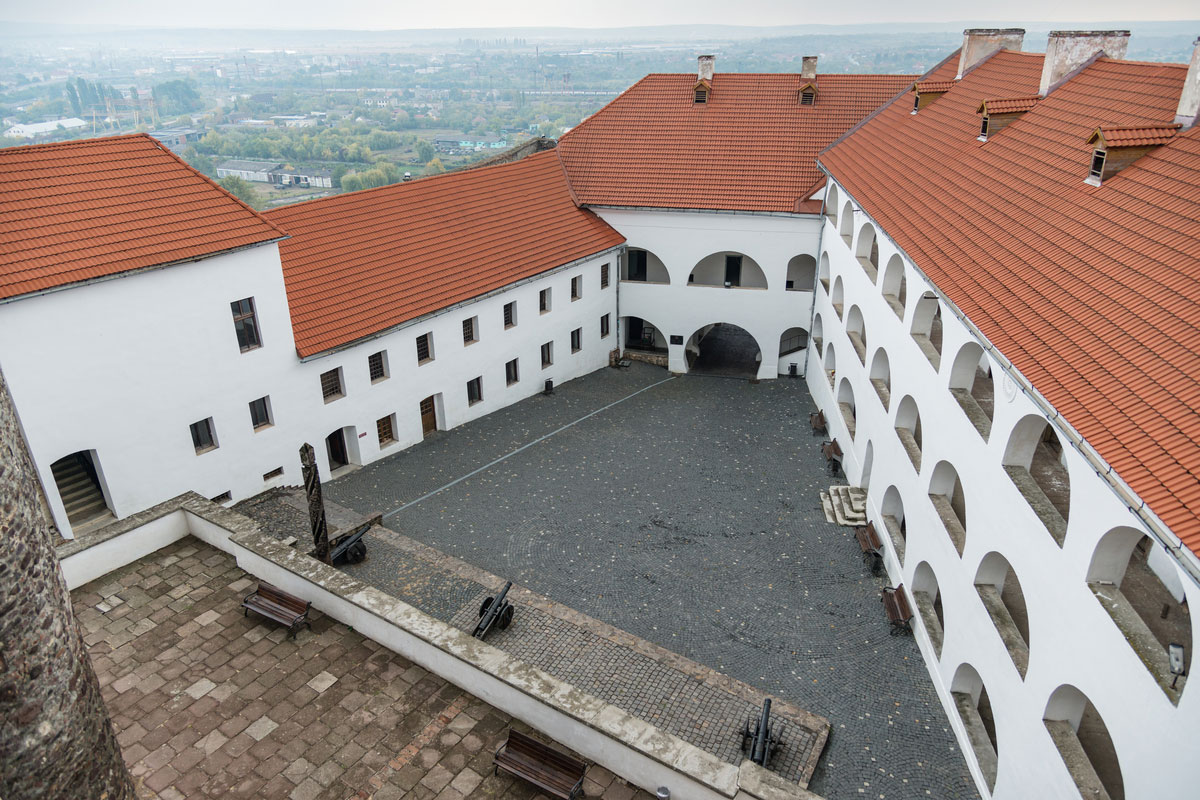 Palanok Castle in Mukachevo, Ukraine