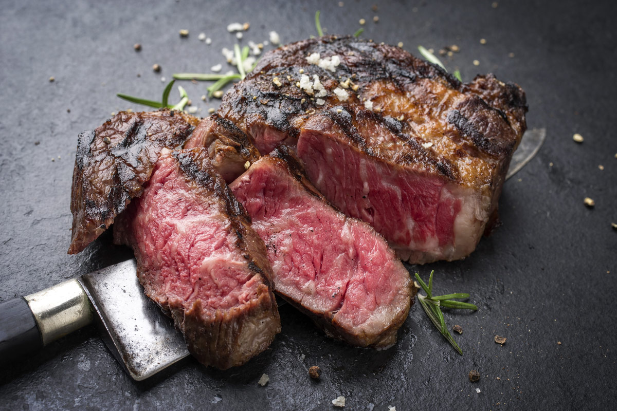 Barbecue aged Wagyu Rib Eye Steak