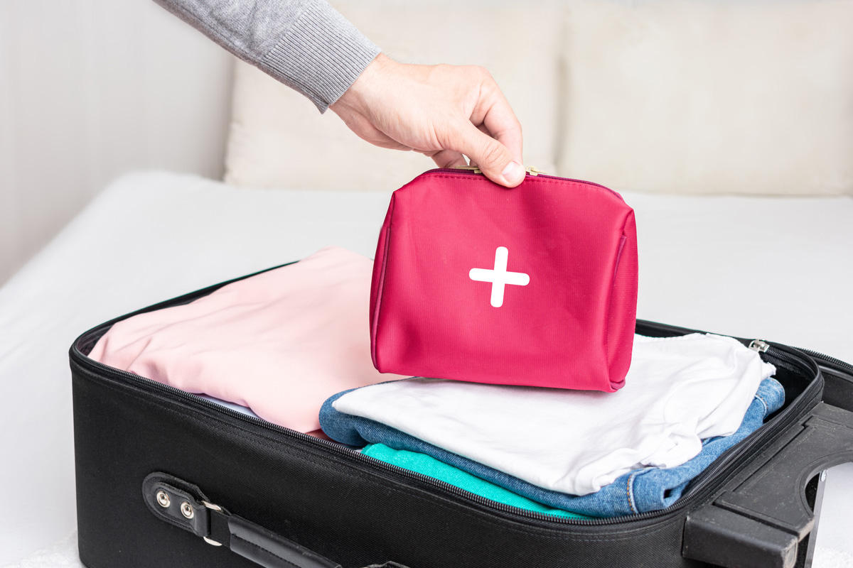 Your medical kit should have the absolute necessary in it