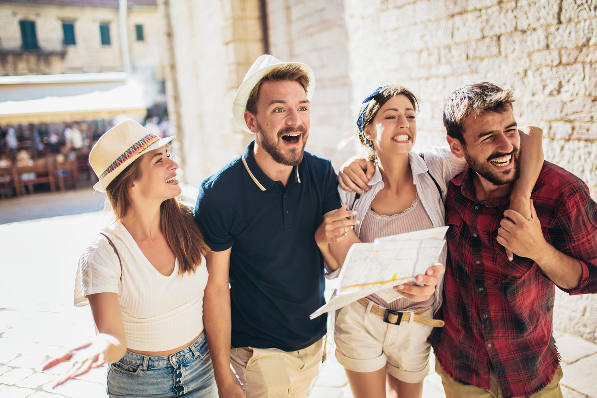 Self-guided tours with friends and family
