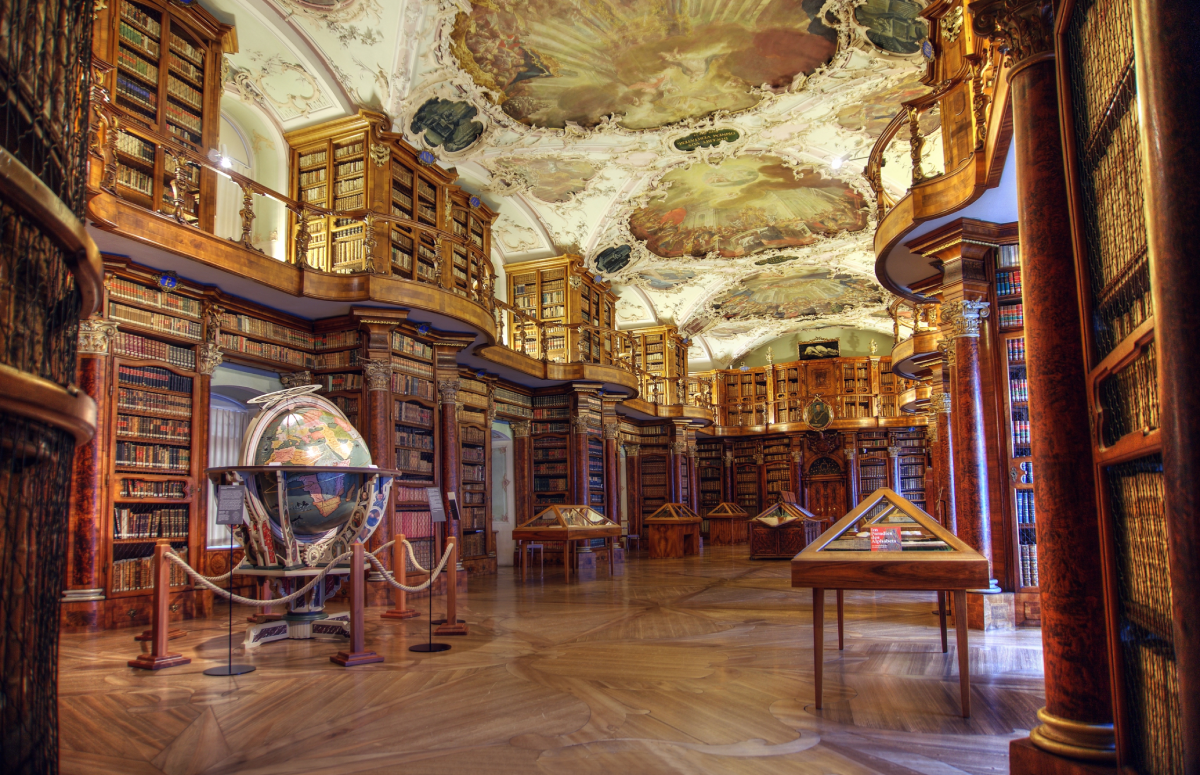Abbey Library of St Gall Switzerland beautiful libraries