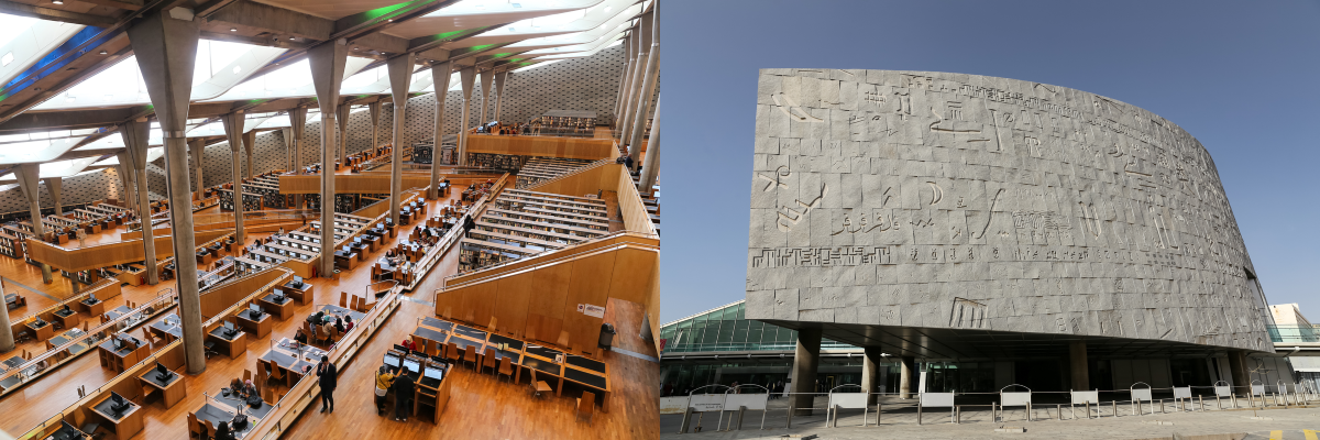 Bibliotheca Alexandrina Egypt beautiful libraries