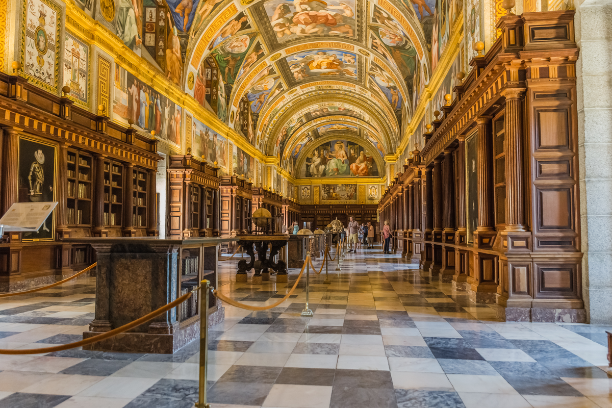 El Escorial Library Spain beautiful libraries