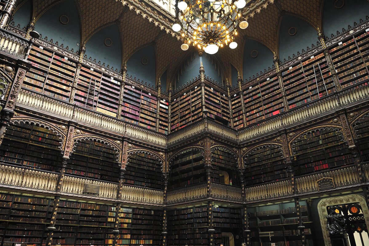 Royal Portuguese Reading Room Rio de Janiero beautiful libraries