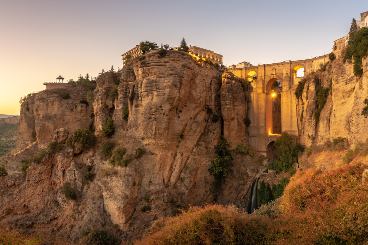 View of Puente Nuevo in Ronda Spain