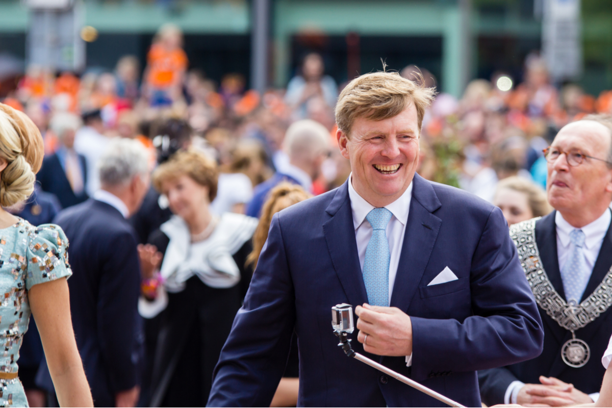 King Willem-Alexander of the Netherlands King's Day