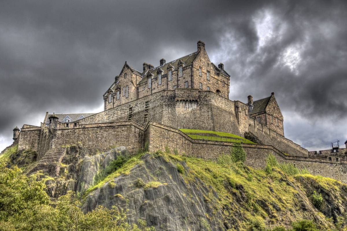 Edinburgh Castle, Scotland, Halloween