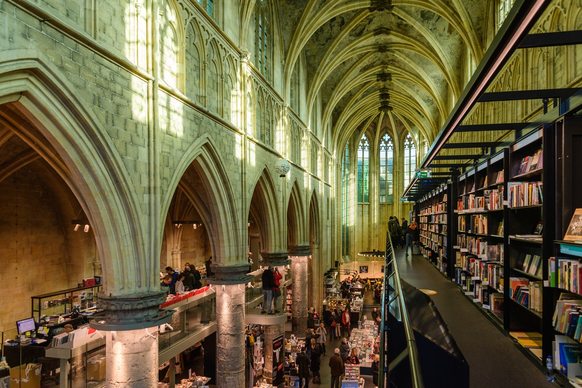 Dominicanen bookshops in Maastricht, the Netherlands, Europe Bookshops