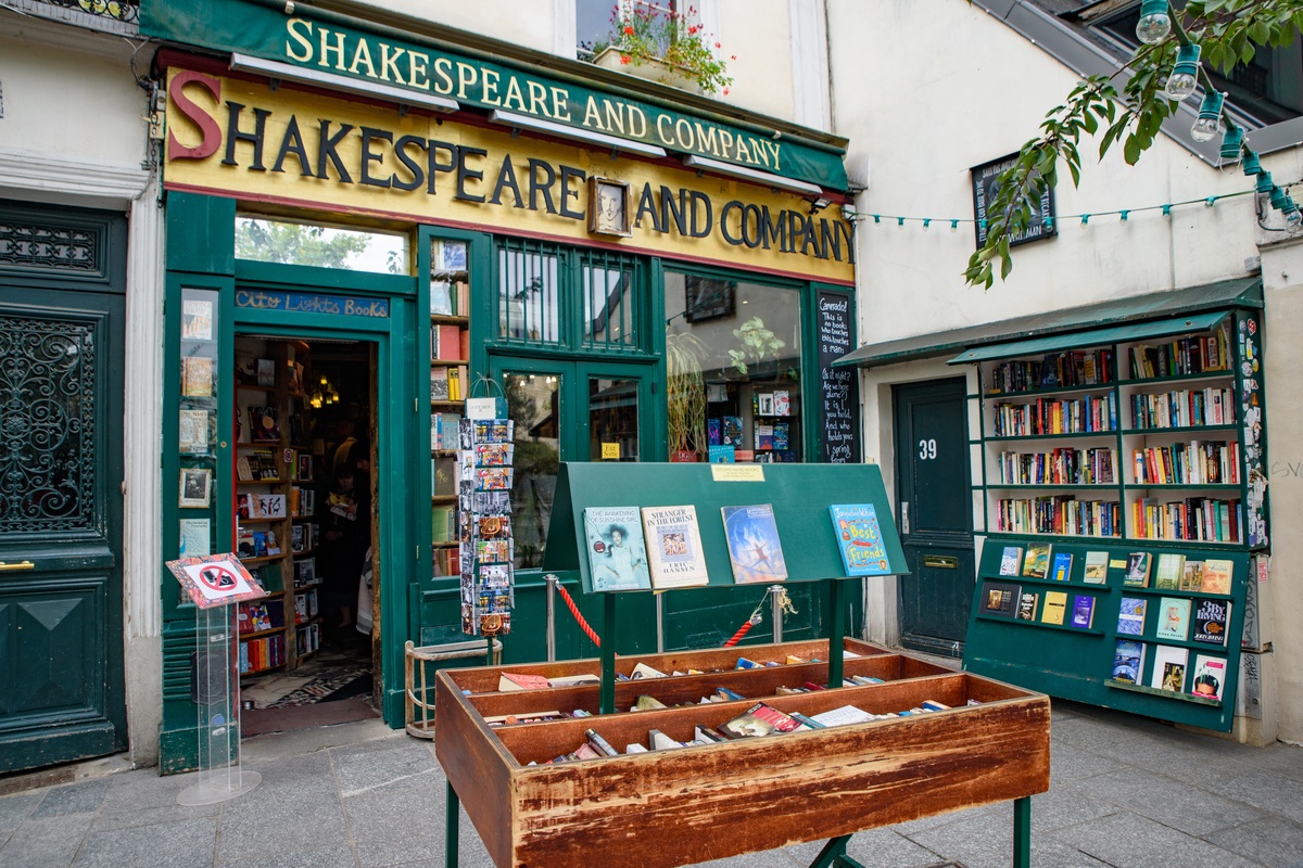 Shakespeare and Company in Paris, Europe Bookshops