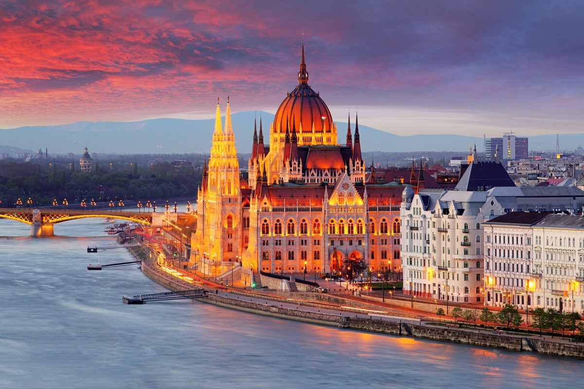 Hungarian Parliament Building in Budapest, World Heritage Site
