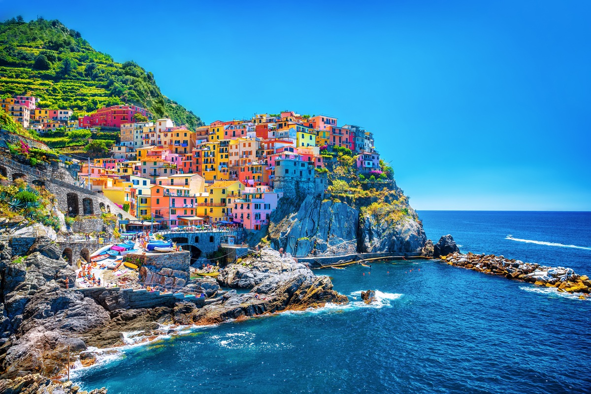 Manarola in Cinque Terre Italy, World Heritage Site
