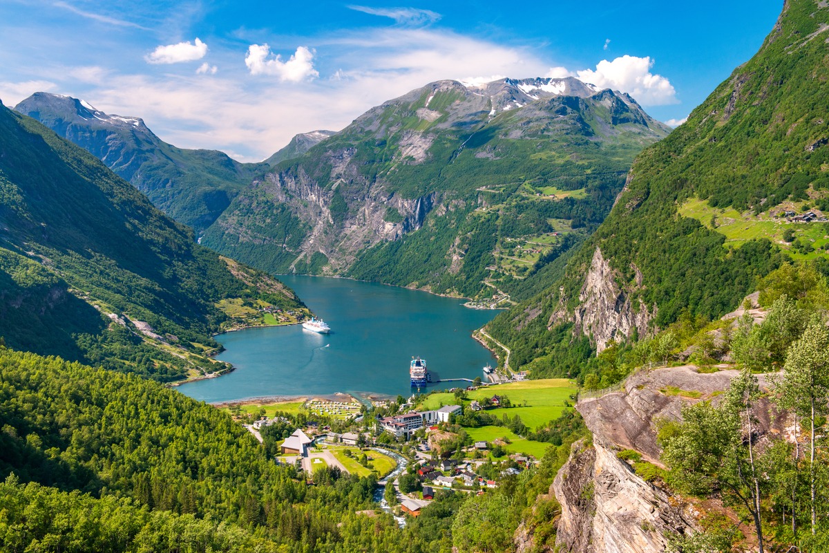 Geirangerfjord in Norway World Heritage Site