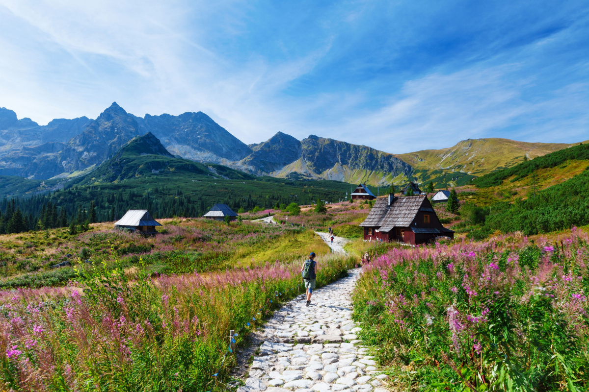Young hiker in Tatra Mountains, Poland Destinations