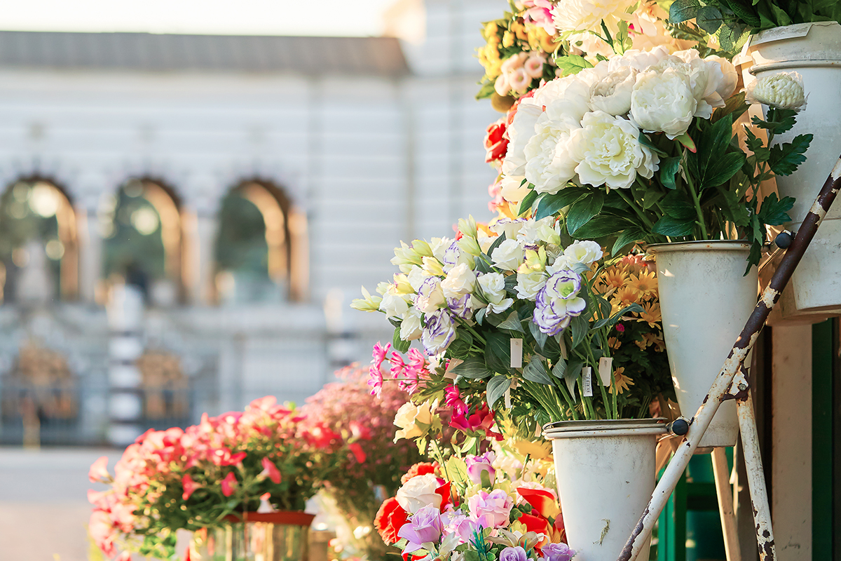 Campo de Fiori Flower Market, Italy