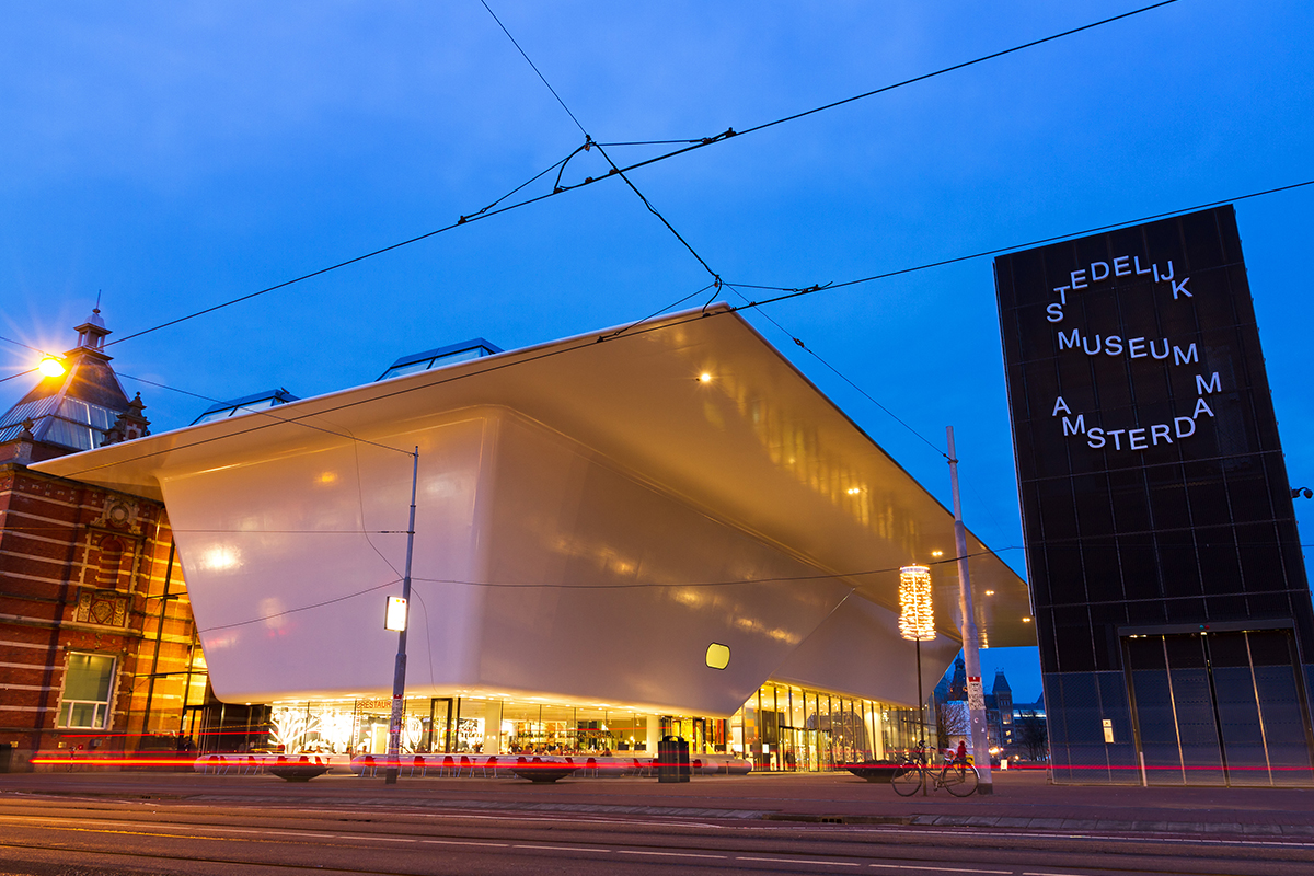 One of the best museums in Amsterdam is the Stedelijk Museum