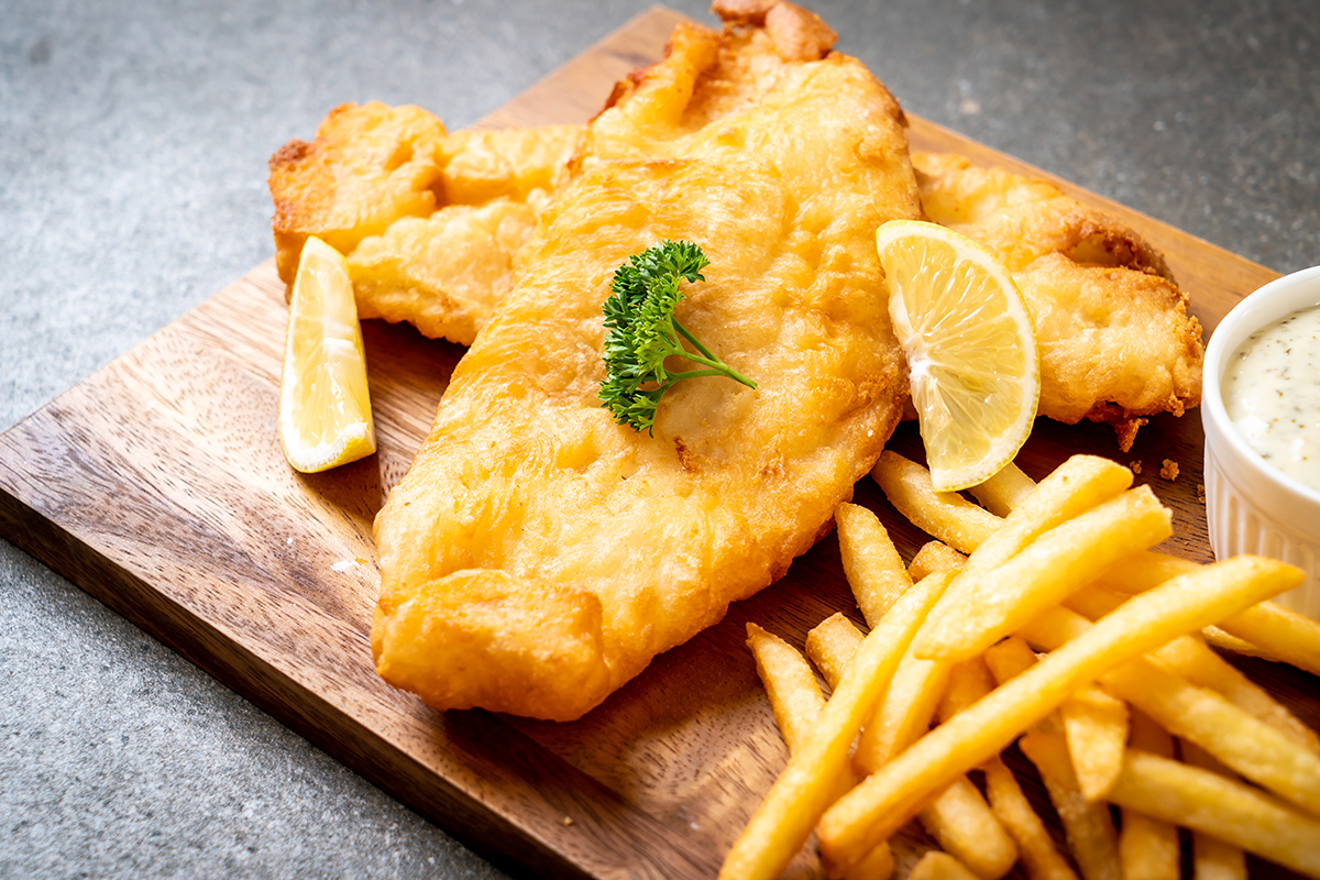 Fish & Chips from the UK are some of the best french fries