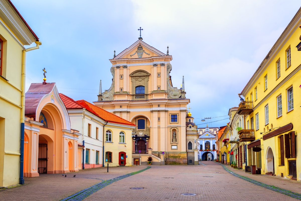 Vilnius Old Town in Lithuania is at the top of our guide to the Baltic states list.