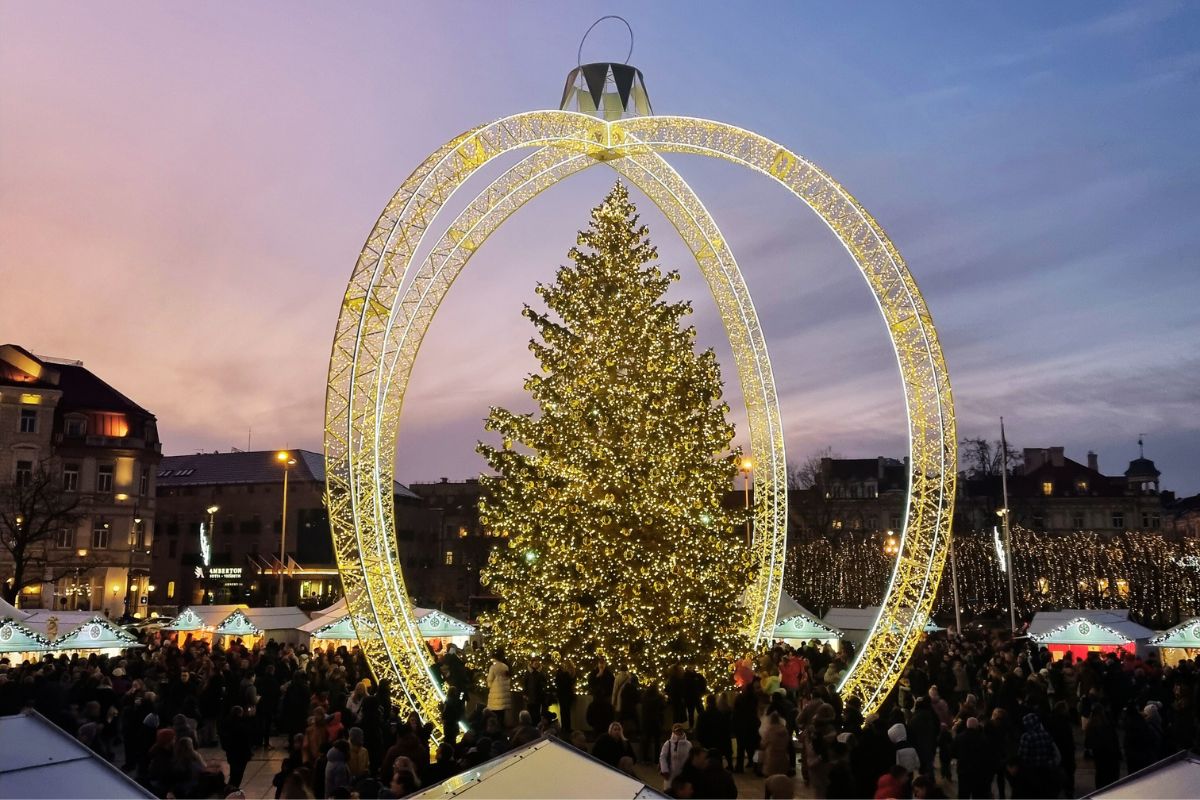 Vilnius Christmas Tree is a must-see in our Lithuania events guide