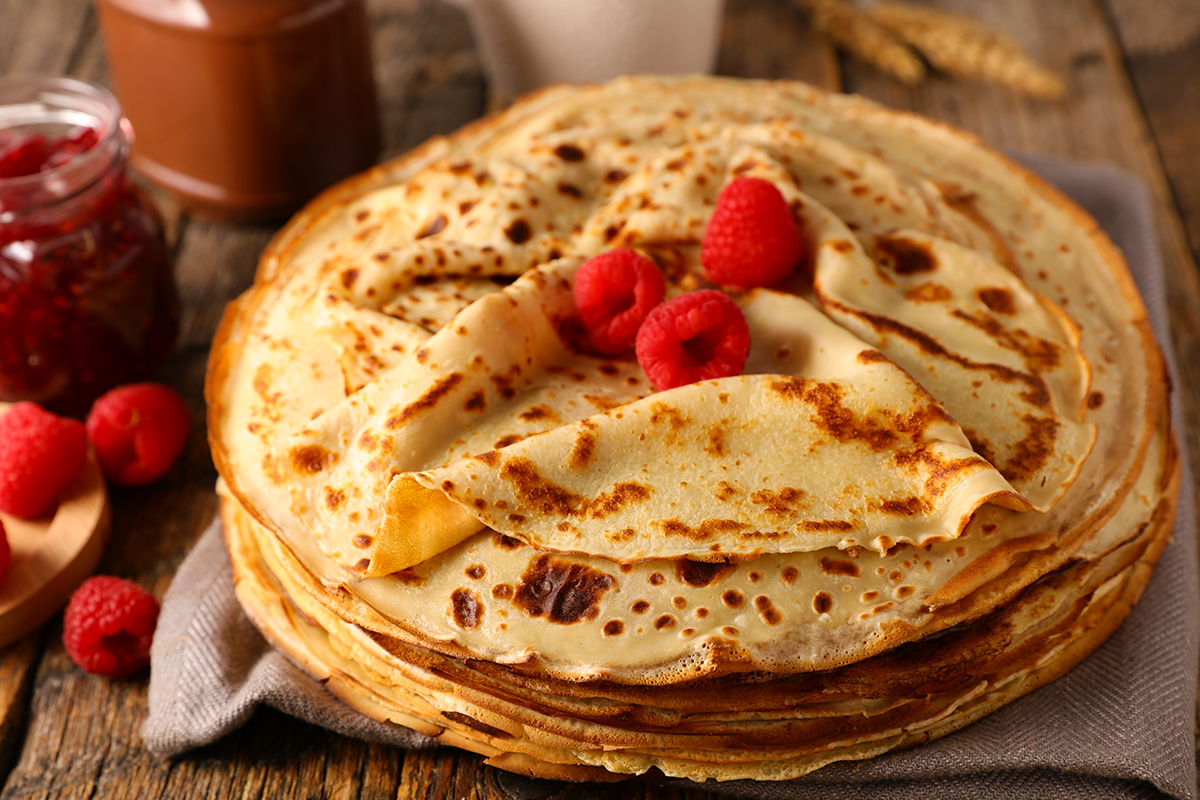 A stack of the best crêpes